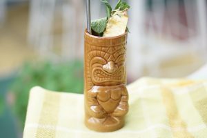 A photo of a tiki cocktail called the Uga Booga